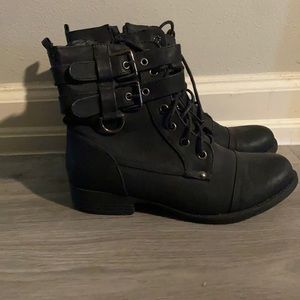 Black Combat Boots